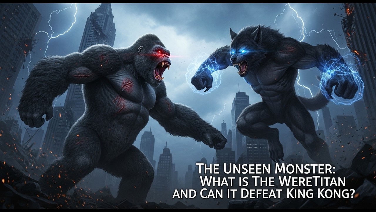 The Unseen Monster: What is The WereTitan and Can It Defeat King Kong? 4K