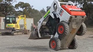 Heavy Mechanical Machine Bobcat Skid Steer Operator Skills