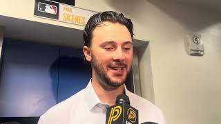 Paul Skenes, Pirates, on his five innings against the Marlins
