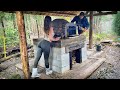 ESCAPE TO THE WILDERNESS // WOOD FIRED BRICK PIZZA OVEN, Day 7 | WILD MUSHROOM FORAGING - Ep. 109