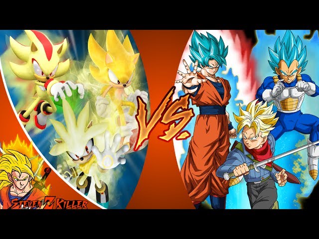 Hyper Shadow and Super Silver in reference to Blue Vegeta and SSJ Trunks  from Dokkan : r/SonicTheHedgehog