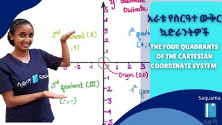 Grade 8 Maths Unit 3 | The four quadrants of Cartesian coordinate system  | አራቱ የስርዓተ ውቅር ኳድራንትዎች