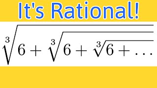 cbrt(6 + cbrt( 6 + ... ) #Shorts