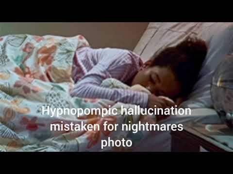 Hypnopompic hallucination mistaken for nightmares photo