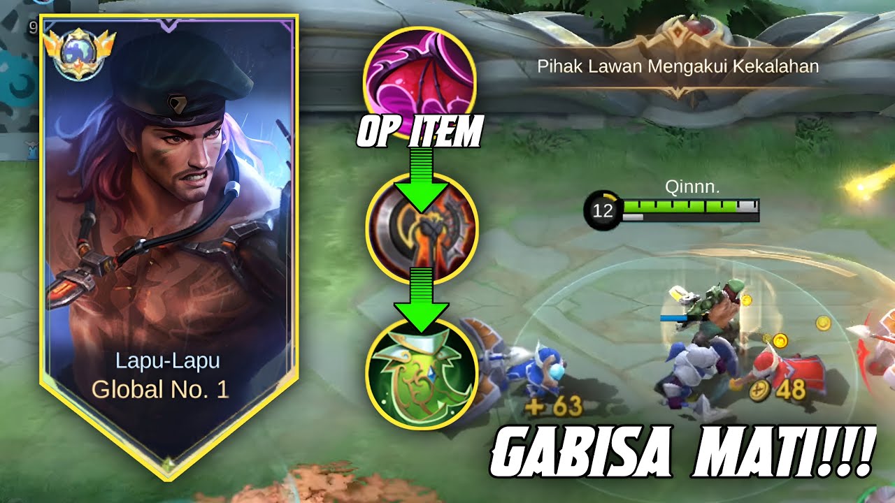 Surend BEST BUILD LAPU LAPU SOLO RANK !! AUTO GABISA MATI !! MUSUH SAMPE ...