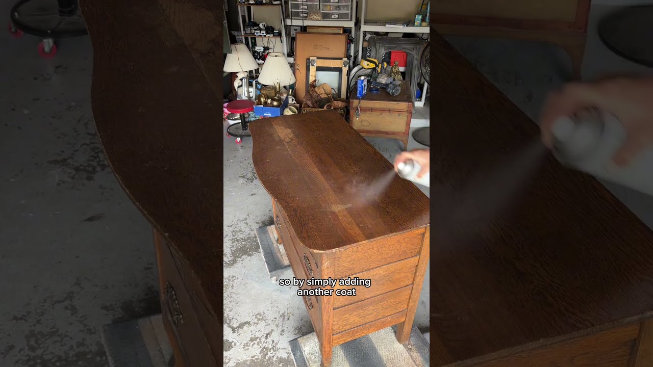 Secret way to fix your scuffed furniture with lacquer instead of refinishing