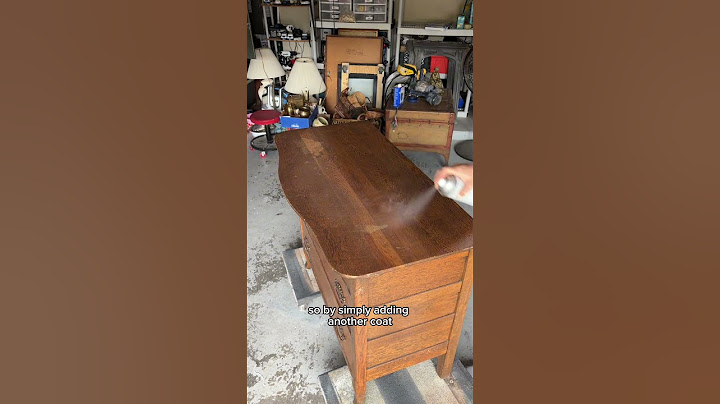 Secret way to fix your scuffed furniture with lacquer instead of refinishing 🤫