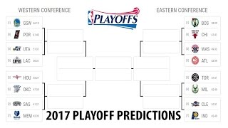 My 2016-2017 NBA Playoffs Predictions 100% Accurate