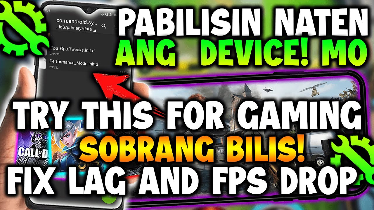 How To Overclock Android Without Root | Paano ma Fix ang Lag& Fps Drops ...