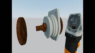 Animated Esmeril - Inventor 2017 - 01