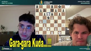 Horeeee... Magnus Gak Juara || Firouzja Vs Carlsen || CCT Armageddon Chess com Classic 2024