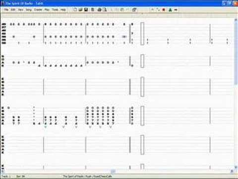 Rush The Spirit Of Radio Guitar Band Tab Youtube