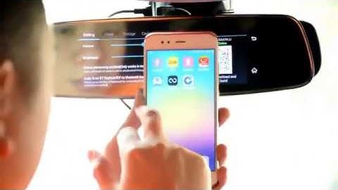 Install Interesting CUagain CU6 Car Smart Mirror Recorder With GPS 8 inch 4G WiFi ADAS Dash Cam DVR