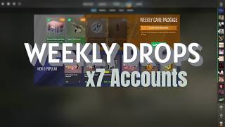 CS2 - 7 Accounts, Weekly Drops! Week 2
