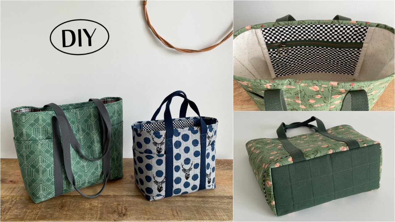 WILLOW TOTE ~ learn to sew this stylish tote in two sizes #sotakhandmade #sewing #sewingtutorial