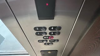 Beautiful ThyssenKrupp Aurora Dry Powered Hydraulic Elevators With Grocery Beep In Miami FL