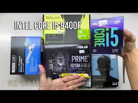 intel Core i5 9400F ASUS PRIME H310M-D R2.0 GAMER RGB RAM GT710 TOTOLINK GIGABIT Network Adapter