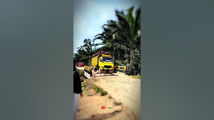 oleng akibat jembatan rusak #truksawit #storytruk #trukoleng #trukviral #videotrending #shortsvideo