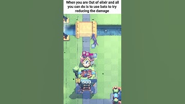 Out of Elixir 😭- CR #shorts #clashroyale  #crshorts