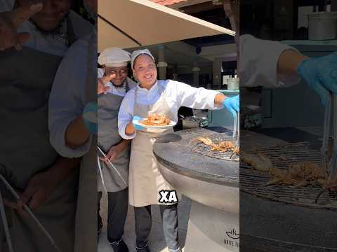 Как выглядит обед на Сейшелах в отеле Club Med.  #сейшелы