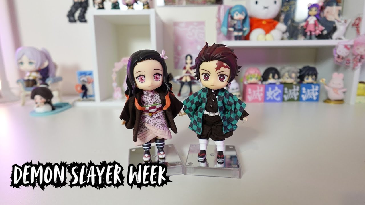New Outfits for Tanjiro and Nezuko  Nendoroid Dolls  - Demon Slayer Week Day 3
