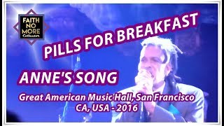 Faith No More | Pills for Breakfast / Anne's Song (Great American Music Hall, San Francisco, CA)