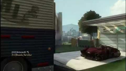 Black Ops 2 Nuketown- Cross Map Combat Axe #4 (Double Kill!)
