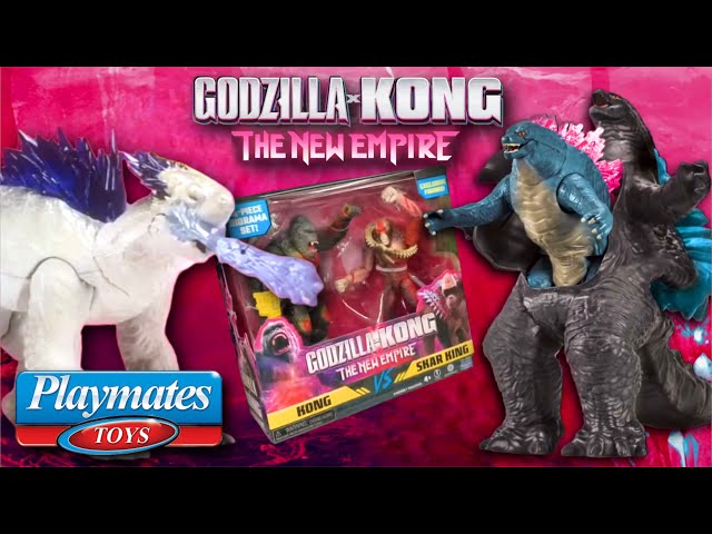 Godzilla X Kong Playmates Toys IN HAND! Godzilla, Kong, Skar King and  Shimo! I GxK The New Empire 