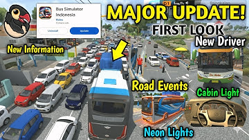 FINALLY! BUS SIMULATOR INDONESIA - UPDATES MALEO WANTS TO ADD : EVERYTHING NEW