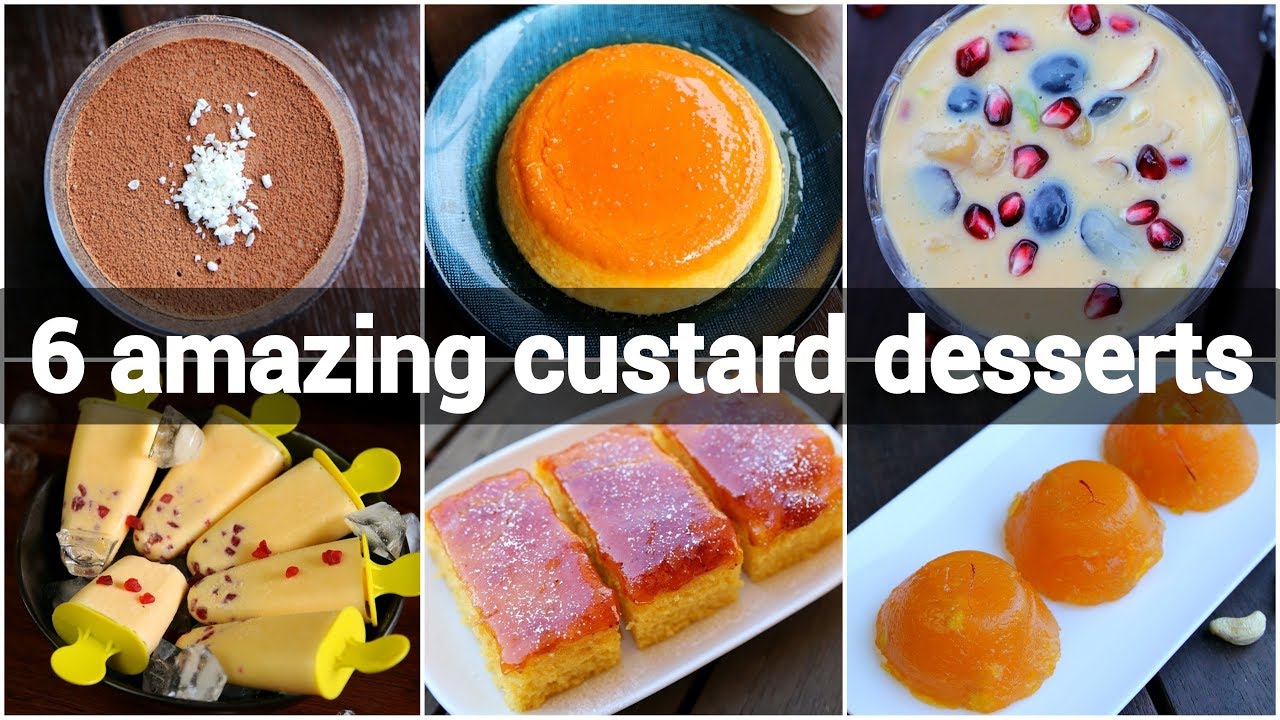 6 amazing custard recipes collection | custard dessert for summer | indian custard recipes | Hebbar | Hebbars Kitchen