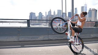 TAKING OVER THE MANHATTAN BRIDGE ON BIKES!
