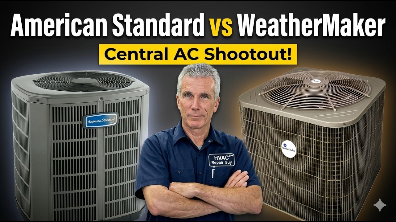 Weathermaker Combo WeatherMaker PA8TAN5 (18.5 SEER) vs American Standard Gold 17 ...