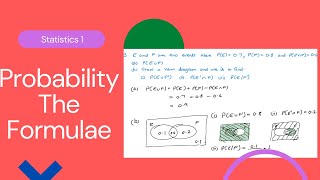 Probability the formulae (Edexcel IAL S1 Chapter 4 ) Net Worth