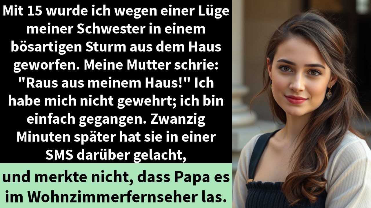 Mit 15 wurde ich wegen einer Lüge meiner Schwester in einem bösartigen Sturm aus dem Haus geworfen.