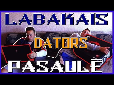 MUMS ATSŪTĪJA LABĀKO DATORU PASAULĒ (MSI Dominator Pro GT72 2PE Unboxing)