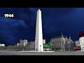 Evolución de la zona del Obelisco y Plaza de la República en el último millón de años