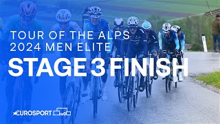 WHAT A DAY 😍 | Tour of the Alps Stage 3 Race Finish | Eurosport Cycling