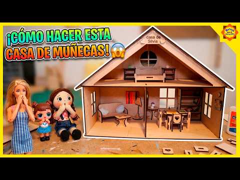 How to make a very easy DIY wooden DOLLHOUSE