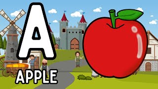 A for Apple - B for Ball - Abc Alphabet Song - Phonics Song -Varnamala Song with Sounds for Children