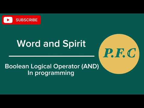 Word and Spirit | Boolean Logic Operator (AND) in C# Programming