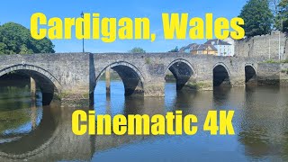 Walking around Cardigan, Wales unedited  Cinematic 4K Google  Pixel 6 pro