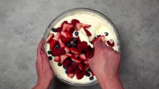 No Bake Berry Icebox Cake