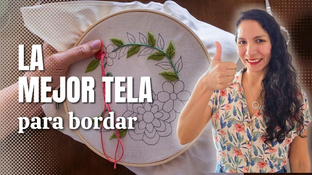 La tela perfecta si estás empezando a bordar ✨