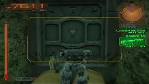 Armored Core Silent Line hidden parts: Search Vilius Laboratory and Eliminate Bio Weapons