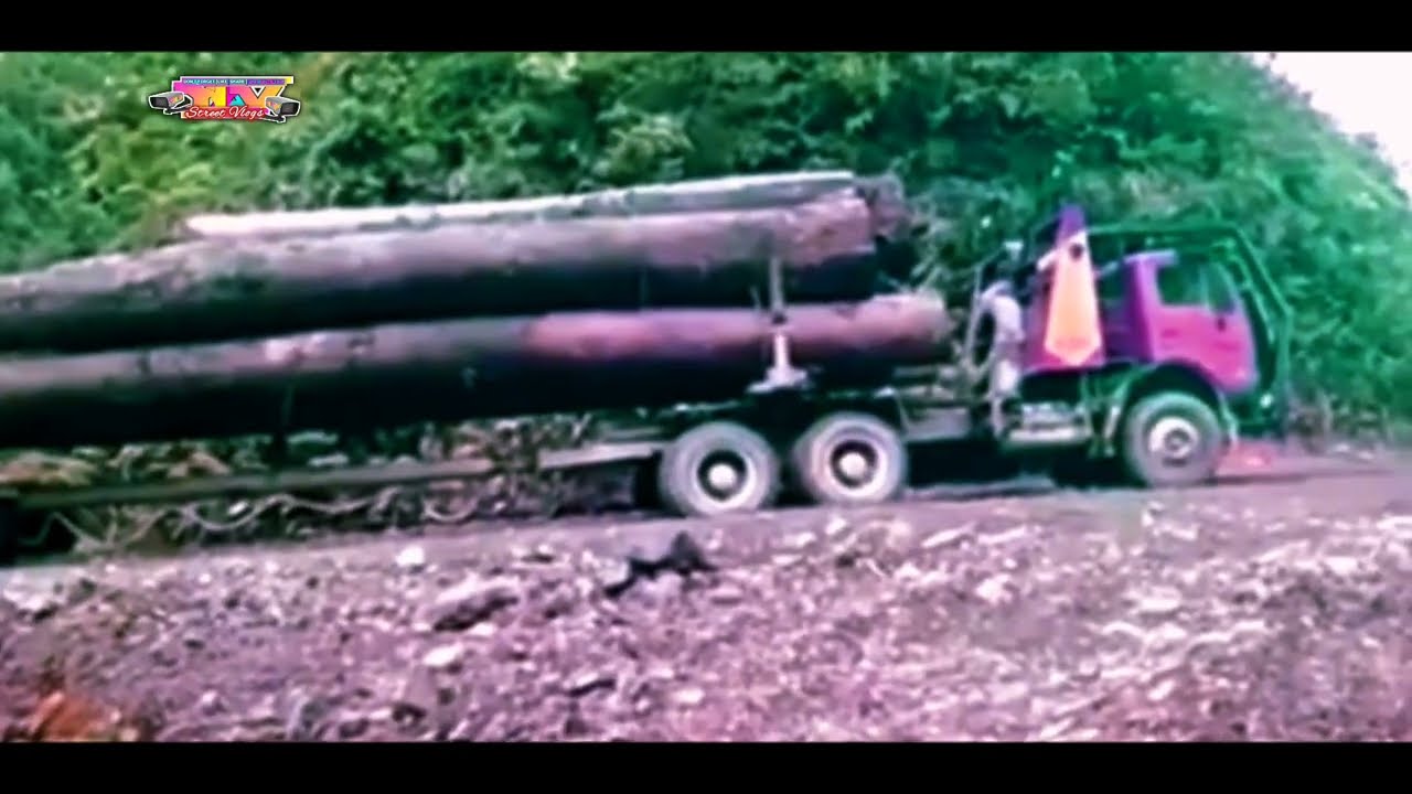 Extreme Heavy Logging Truck Wood Operator Skills Fails And Win Climbing the Slippery Mountain