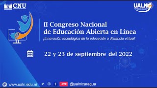 II Congreso Nacional de Educación Abierta en Línea 2022