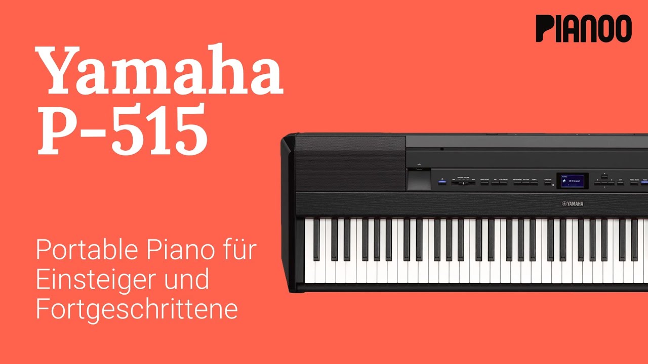 Yamaha P-515 - Portable Piano im Test - YouTube