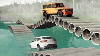 Cars vs Pipes Bridges - BeamNG Drive - 🔥 ULTIMATE Edition Compilation