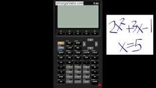 Gct014 Ti-85 Evaluate Function Evalf