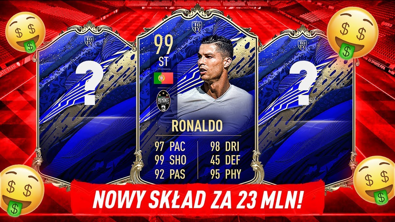 ARCYMOCNY SKŁAD za 23 MILIONY! 3x TOTY! FIFA 20 Ultimate ...